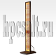 Лампа HPCSalt напольная с полками 20x160
