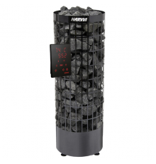 Электрическая печь Harvia Cilindro PC90XE Black Steel (управление в комплекте)