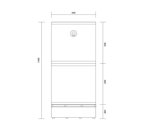 Электрическая печь IKI Pillar 36 кВт (550 кг камней)